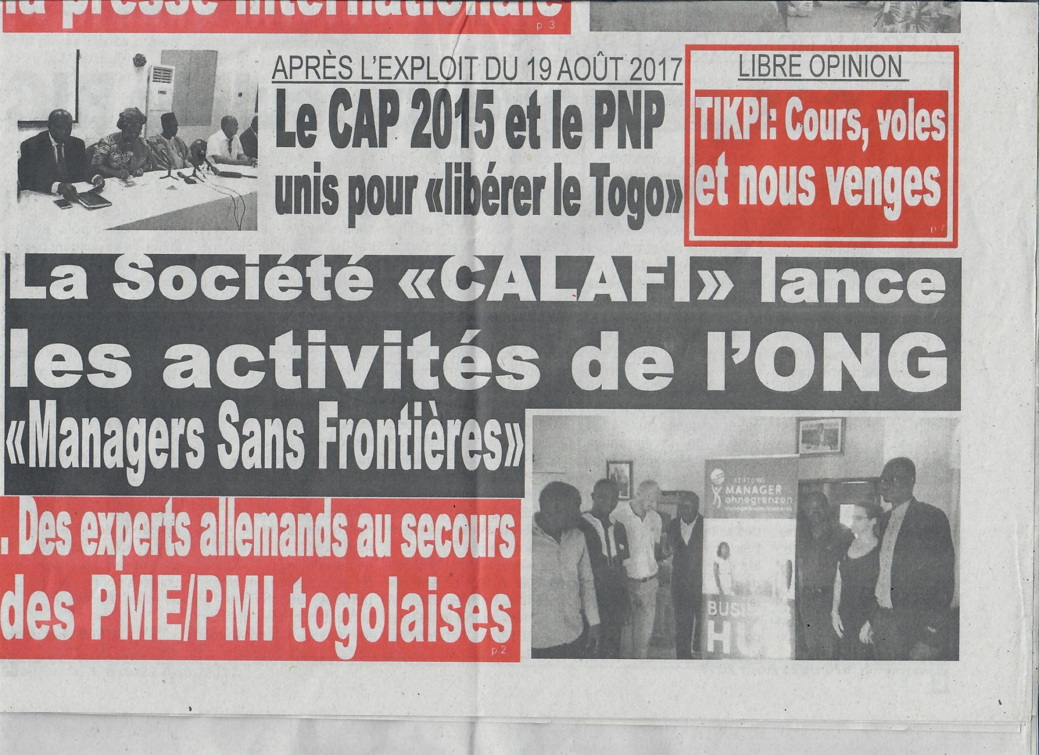 La Depeche Zeitung aus Togo